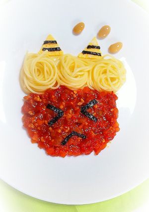 節分！パスタで赤鬼の作り方。-レシピのメイン写真