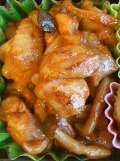 鶏もも肉としめじのマヨケチャ炒め(^^♪-レシピのメイン写真