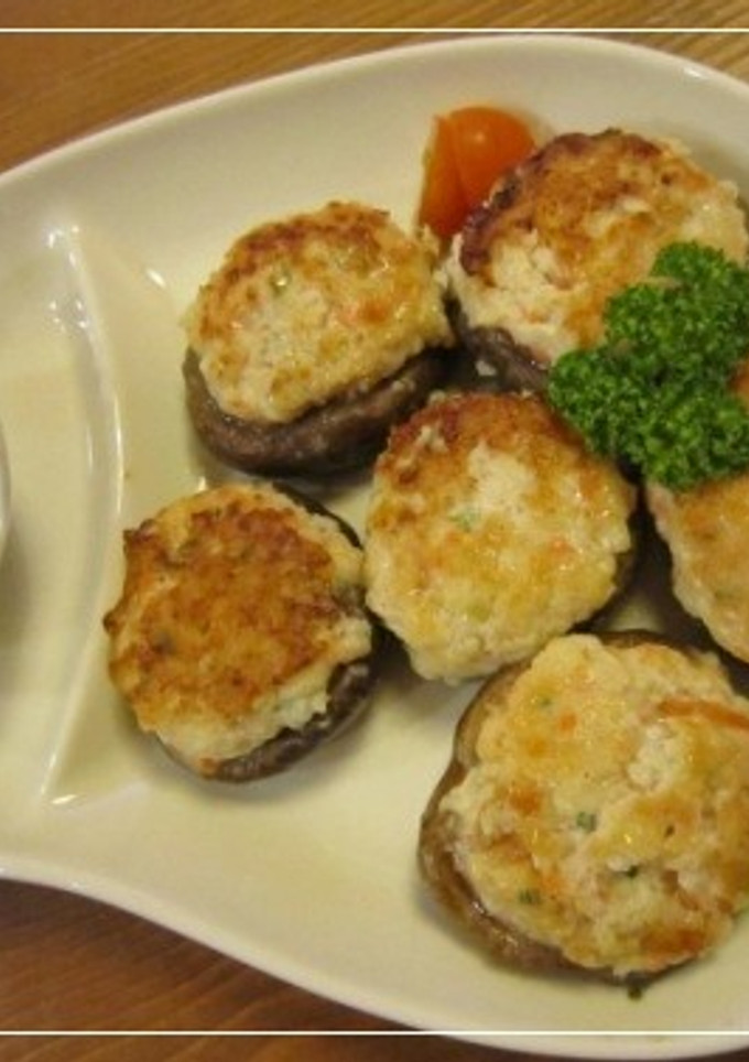 ✿簡単✿鍋用つみれでしいたけの肉詰め✿-レシピのメイン写真