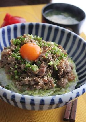 コクっと美味しい! 豚味噌生姜丼-レシピのメイン写真