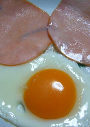 目玉焼きで～ミッキー(#^.^#)-レシピのメイン写真