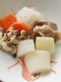 大根・人参・しめじの白だししょうがみそ煮-レシピのメイン写真