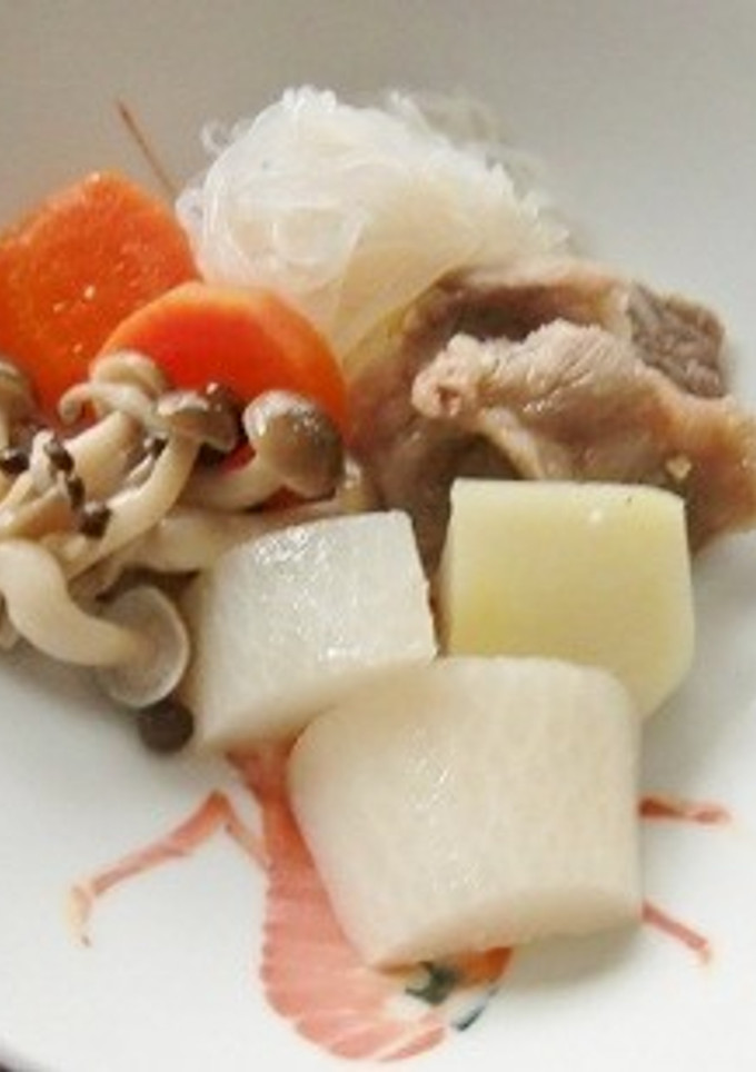大根・人参・しめじの白だししょうがみそ煮-レシピのメイン写真