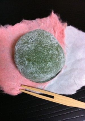 抹茶生クリーム大福-レシピのメイン写真