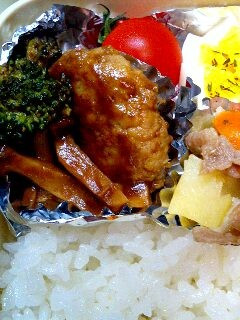 超簡単!冷凍で煮込みハンバーグお弁当用-レシピのメイン写真