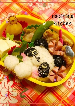 ぱんださん♡キャラ弁♡-レシピのメイン写真