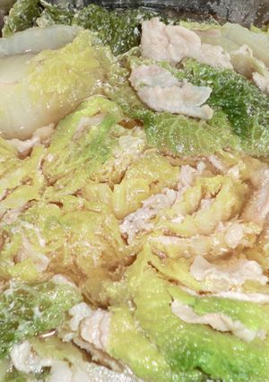 白菜と豚肉のスープも美味しい重ね煮-レシピのメイン写真