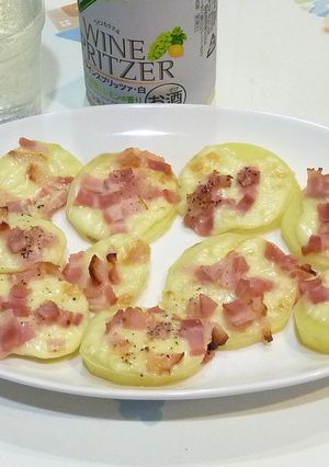 白ワインに合う！スライスじゃがベーコン-レシピのメイン写真