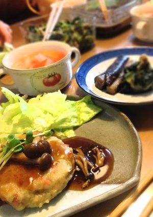 お肉不使用！ヘルシー蓮根ハンバーグ！-レシピのメイン写真