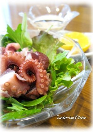 タコとベビーリーフのすだちマヨサラダ-レシピのメイン写真