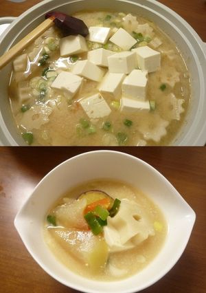 野菜の旨みで美味しい酒粕入りみそ鍋-レシピのメイン写真