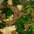 島豆腐の牛肉チャンブルー