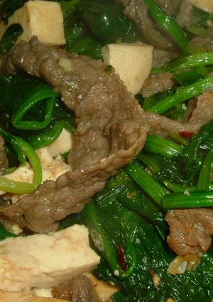 島豆腐の牛肉チャンブルー-レシピのメイン写真