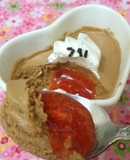 ストロベリーピューレinチョコムース