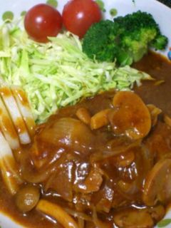 煮込みハンバーグ-レシピのメイン写真