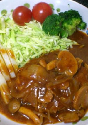 煮込みハンバーグ-レシピのメイン写真