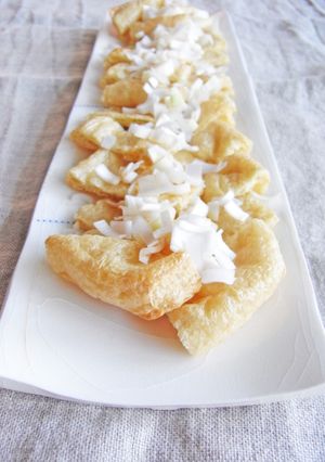 サクッと油揚げ（ネギ＆ポン酢風味）-レシピのメイン写真