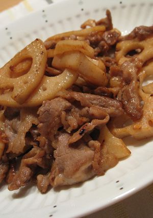 シャキシャキ！れんこんと豚肉のきんぴら-レシピのメイン写真