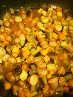 夏野菜のカレーケチャップ炒め煮-レシピのメイン写真