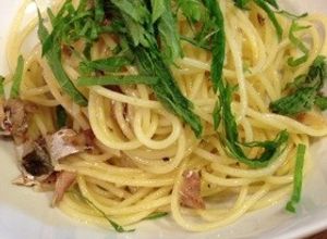 オイルサーディンと大葉のスパゲティ-レシピのメイン写真