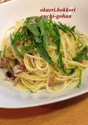 オイルサーディンと大葉のスパゲティ-レシピのメイン写真