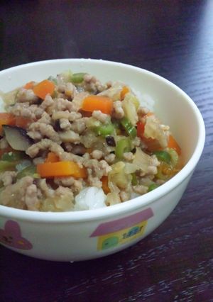 離乳食完了期【肉味噌そぼろ】-レシピのメイン写真