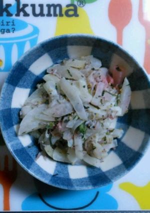 蕪の梅じゃこサラダ-レシピのメイン写真