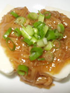なめたけ豆腐-レシピのメイン写真