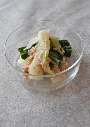 青梗菜のツナ和え-レシピのメイン写真