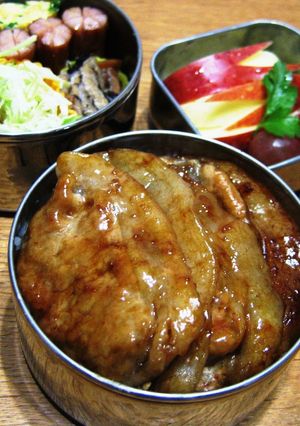 時短お弁当にも☆豚てりやき丼-レシピのメイン写真