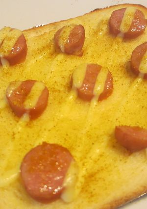 ウインナーマヨカレトースト-レシピのメイン写真