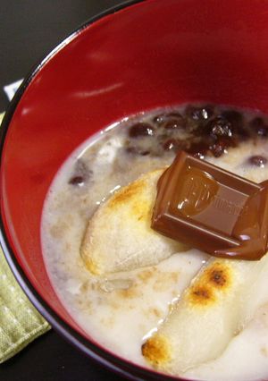 甘党さん心の栄養☆チョコ入りおしるこ-レシピのメイン写真