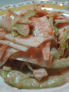 ♪セロリと大根の明太マヨ和え♪-レシピのメイン写真