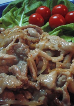 ♪簡単!!めんでつゆでしょうが焼き♪-レシピのメイン写真