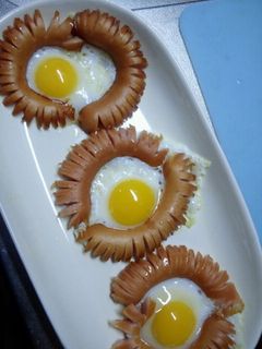 お弁当に☆ひまわり目玉焼き-レシピのメイン写真