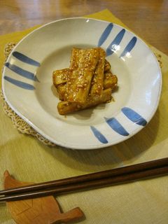 ゴボウの唐揚げ(ごま風味)-レシピのメイン写真