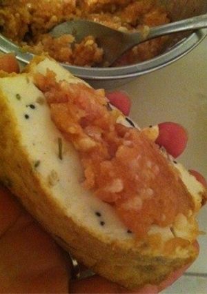 ヘルシーで旨い厚揚げの肉詰め-レシピのメイン写真