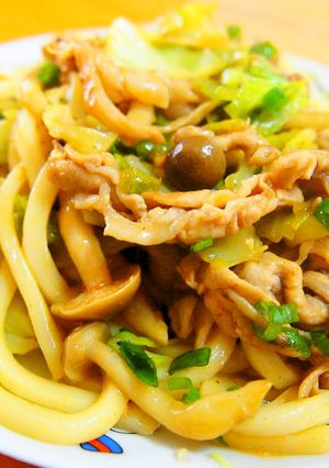 みそ味の焼きうどん-レシピのメイン写真