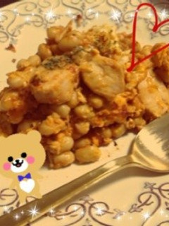 ☆大豆と鶏肉のポトフ風ケチャップ炒め☆-レシピのメイン写真