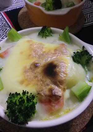 リメイク☺ シチューとピラフで簡単ドリア-レシピのメイン写真