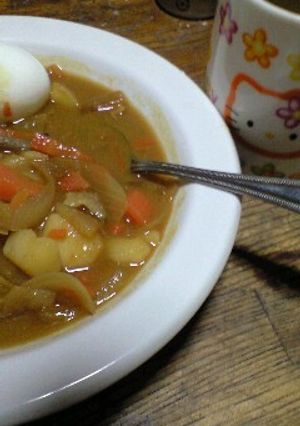 残りの豚汁からカレーに変身-レシピのメイン写真