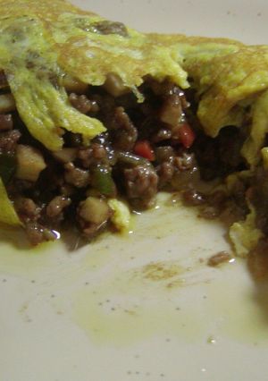 カレーミートオムレツ-レシピのメイン写真