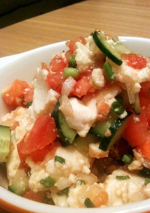 豆腐サラダ〜ピリリとゆず胡椒風味〜-レシピのメイン写真