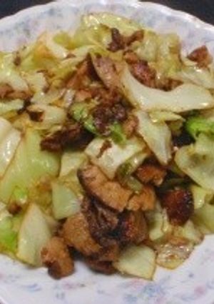 味噌漬けブリとキャベツの炒めもの-レシピのメイン写真