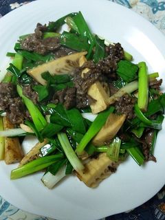 牛肉とわけぎの炒め物♥-レシピのメイン写真