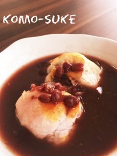 ゆであずき缶deおしるこ。-レシピのメイン写真