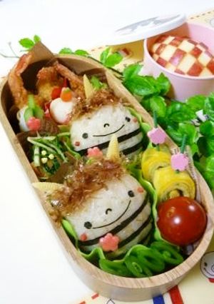 節分に　鬼っ子弁当2012（キャラ弁）-レシピのメイン写真
