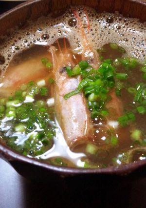 海老の頭のお味噌汁-レシピのメイン写真