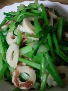 ecoおかず*蕪の葉炒め-レシピのメイン写真
