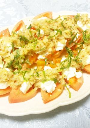 甘酢生姜とトマトのオードブル-レシピのメイン写真